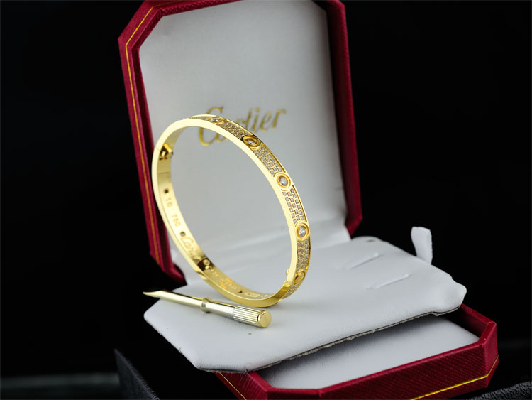 Cartier Gold Iced Bracelet - EUR FASHION