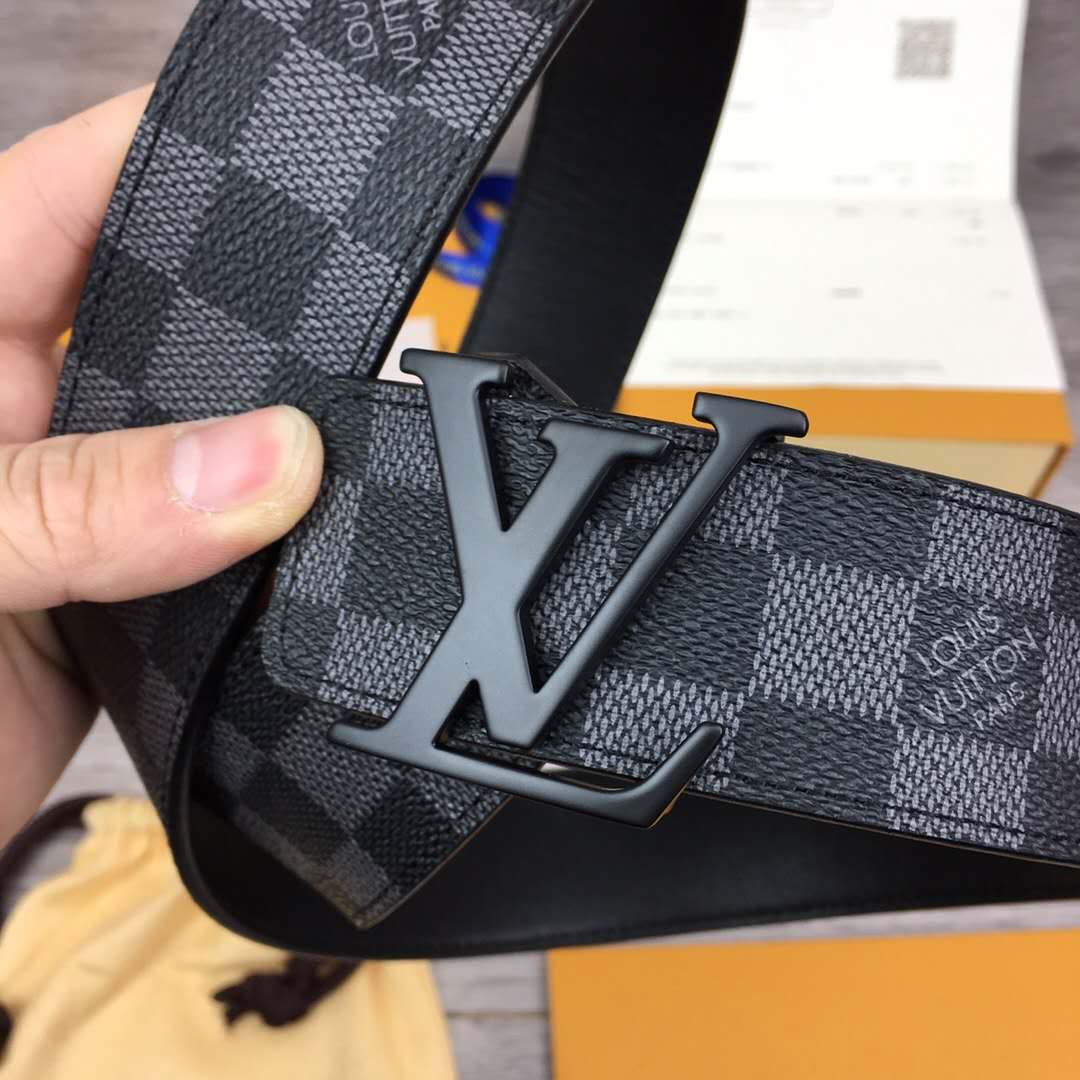 Louis Vuitton Damier Belt In Black - EUR FASHION