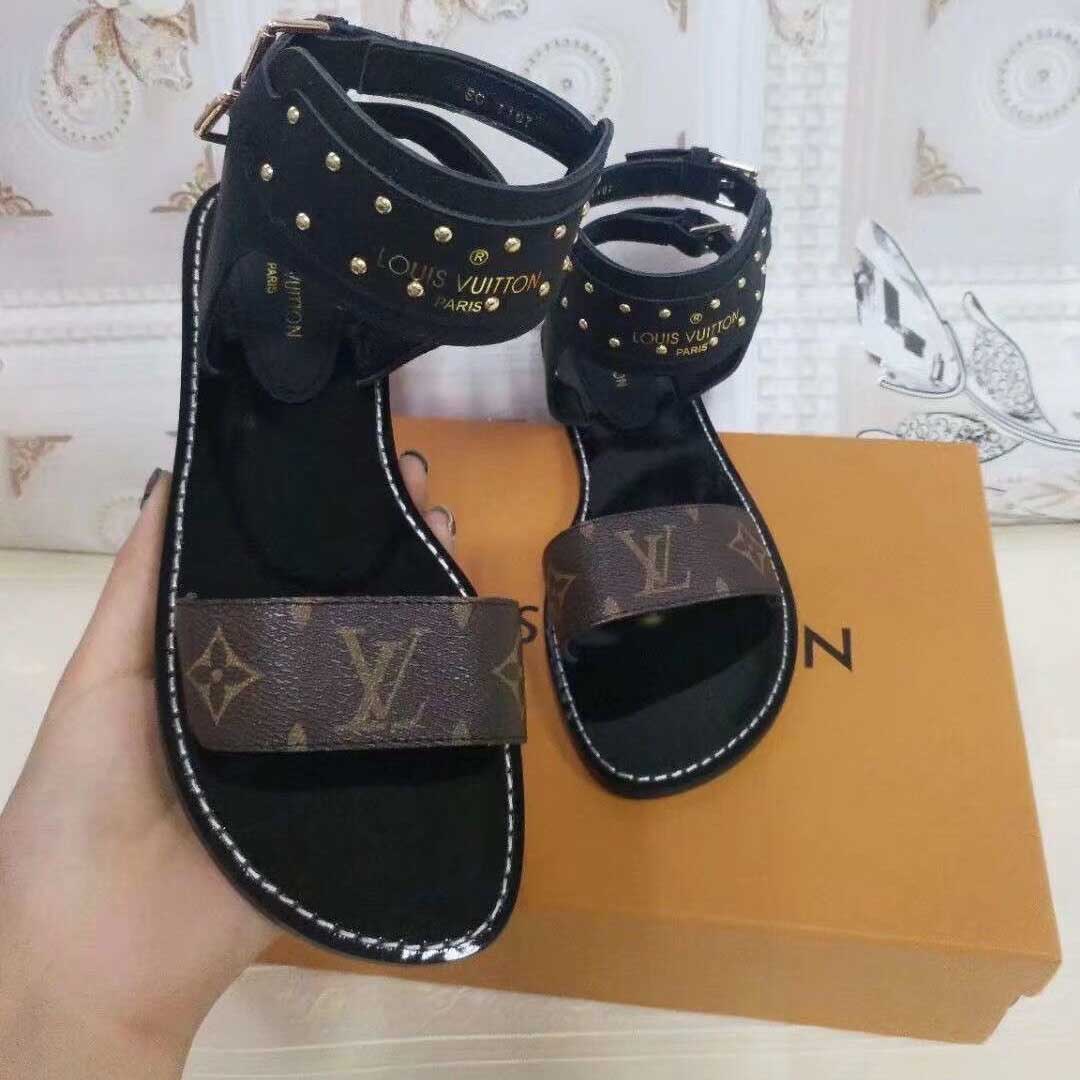 Louis Vuitton Monogram Nomad Women Sandals  - EUR FASHION