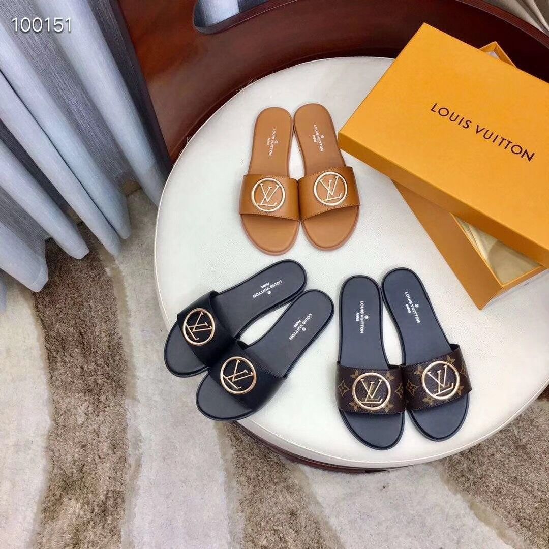 Louis Vuitton Monogram Lock It Flat Mule  - EUR FASHION