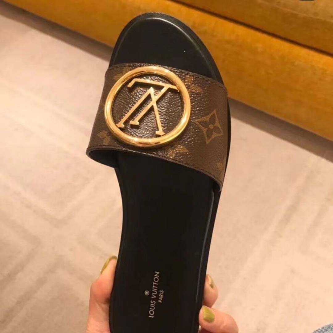 Louis Vuitton Monogram Lock It Flat Mule  - EUR FASHION