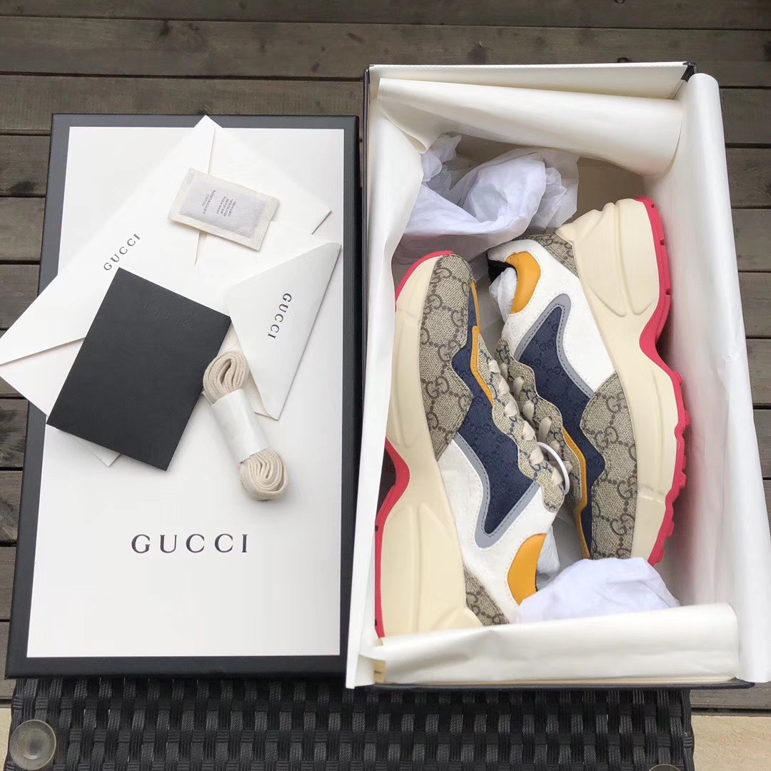 Gucci GG Rhyton Sneaker (UK SIZE) - EUR FASHION