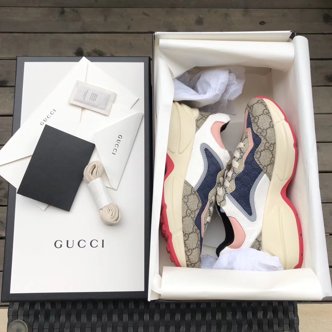 Gucci GG Rhyton Sneaker (UK SIZE) - EUR FASHION