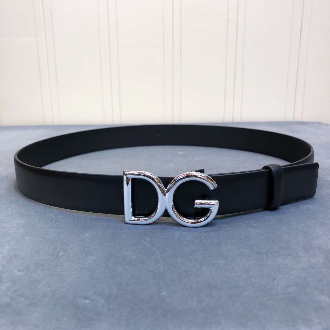 Dolce & Gabbana DG Black Belt  - EUR FASHION