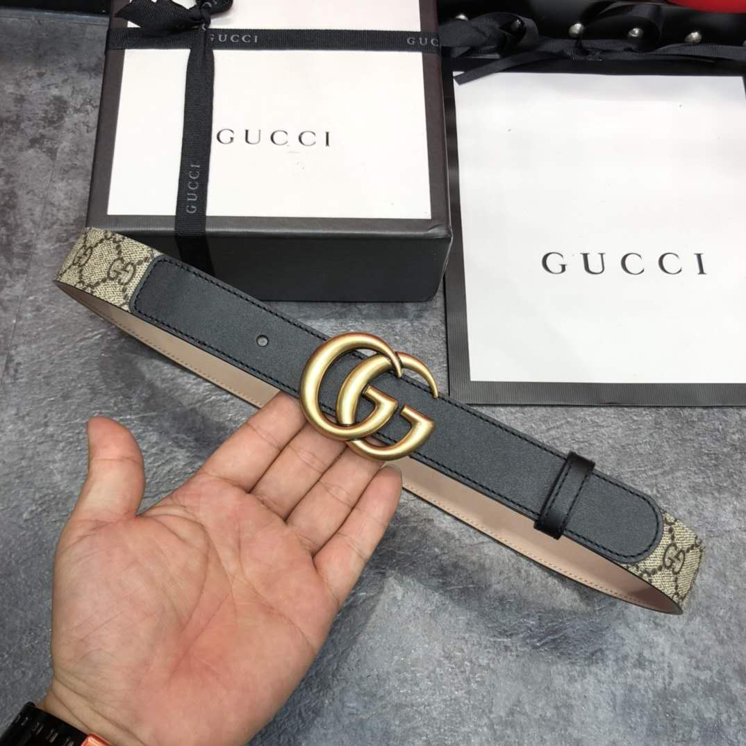 Gucci GG Belt With Double G Buckle - EUR FASHION