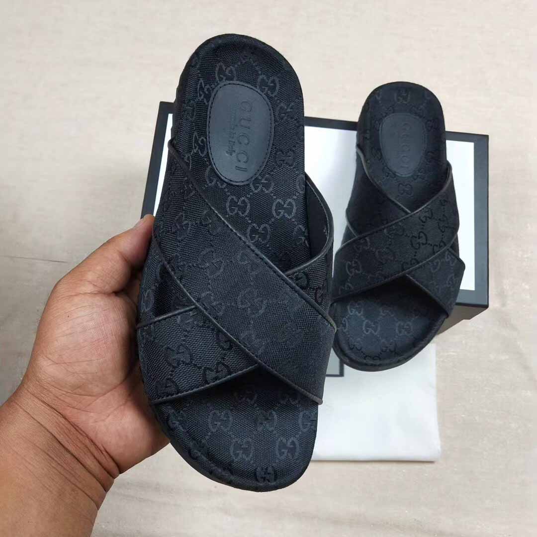 Gucci Men's GG Slide Sandal - EUR FASHION