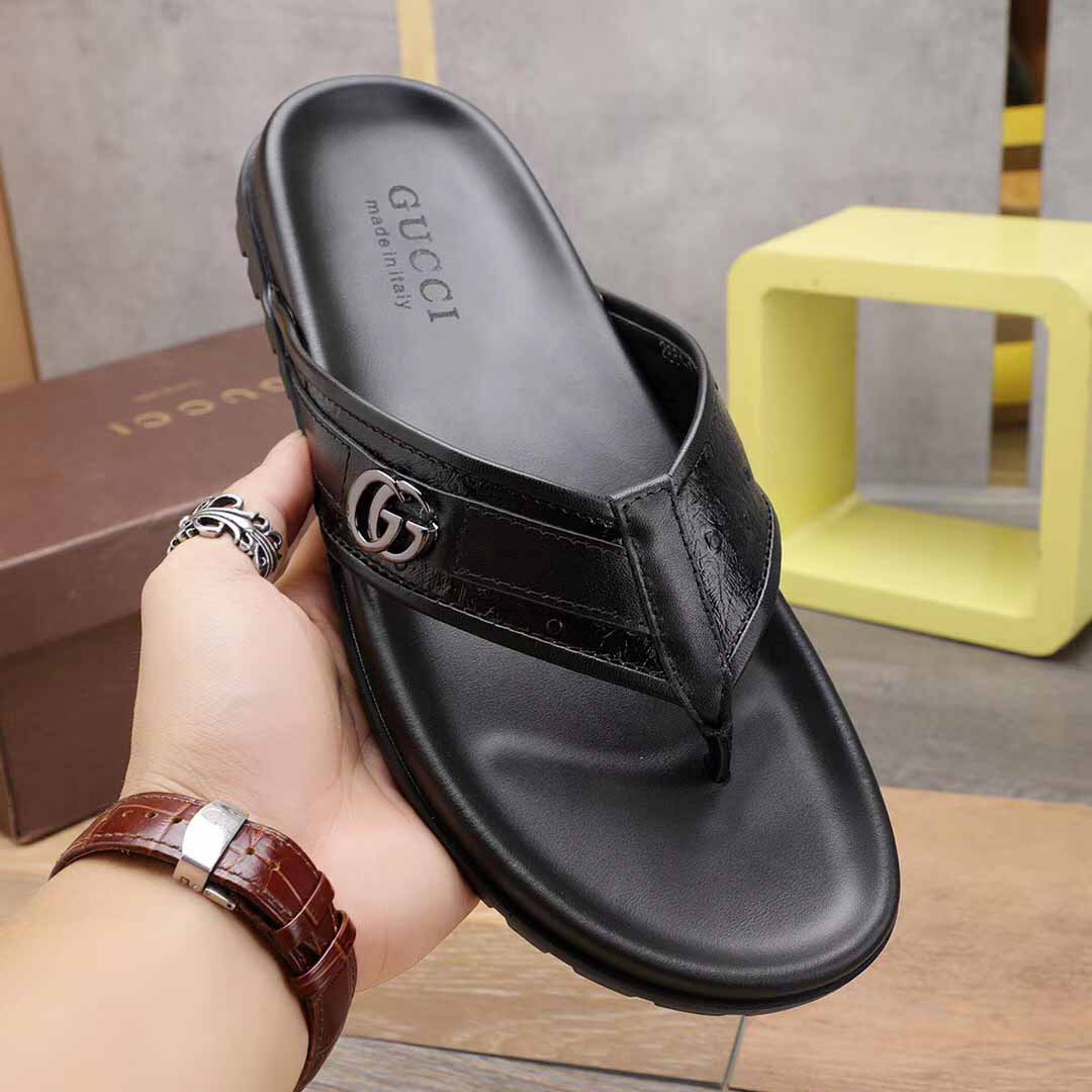 Gucci GG Slides Thong Sandals  - EUR FASHION