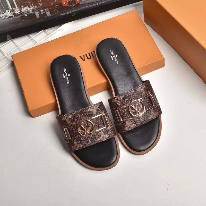 Louis Vuitton Monogram Lock It Flat Mule  - EUR FASHION