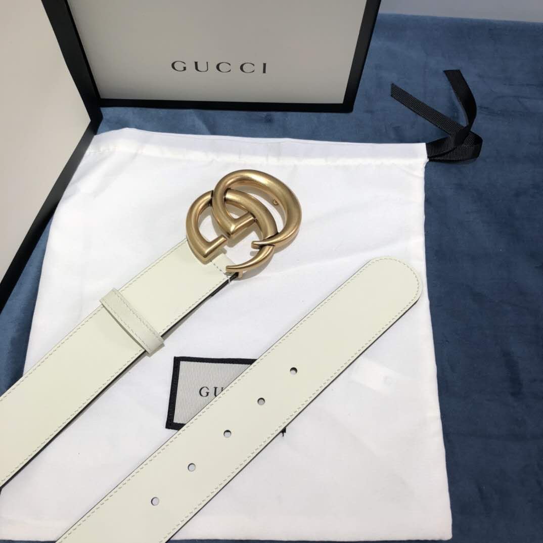 Gucci GG Belt With Double G Buckle - EUR FASHION