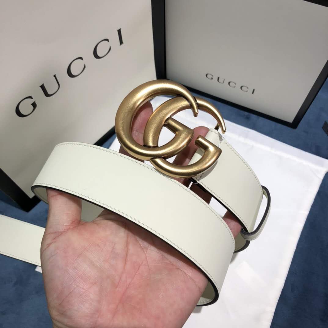 Gucci GG Belt With Double G Buckle - EUR FASHION