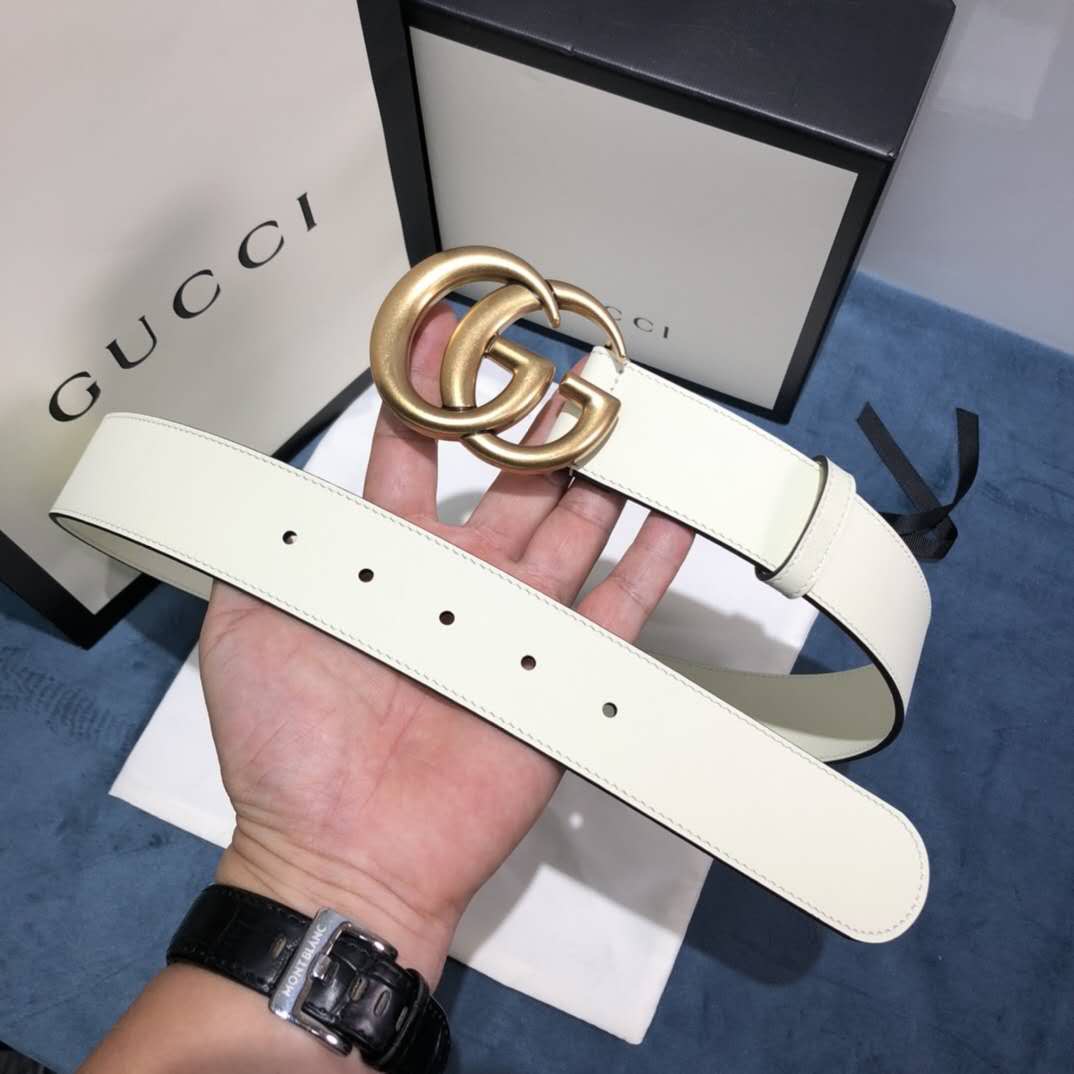 Gucci GG Belt With Double G Buckle - EUR FASHION