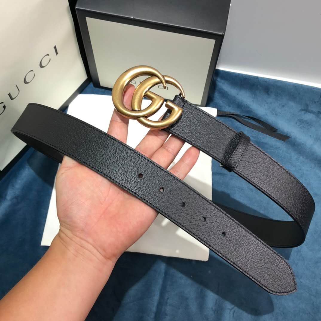 Gucci Black Belt ,1.5 Inch Buckle 3.003W*2.36 H Inches - EUR FASHION