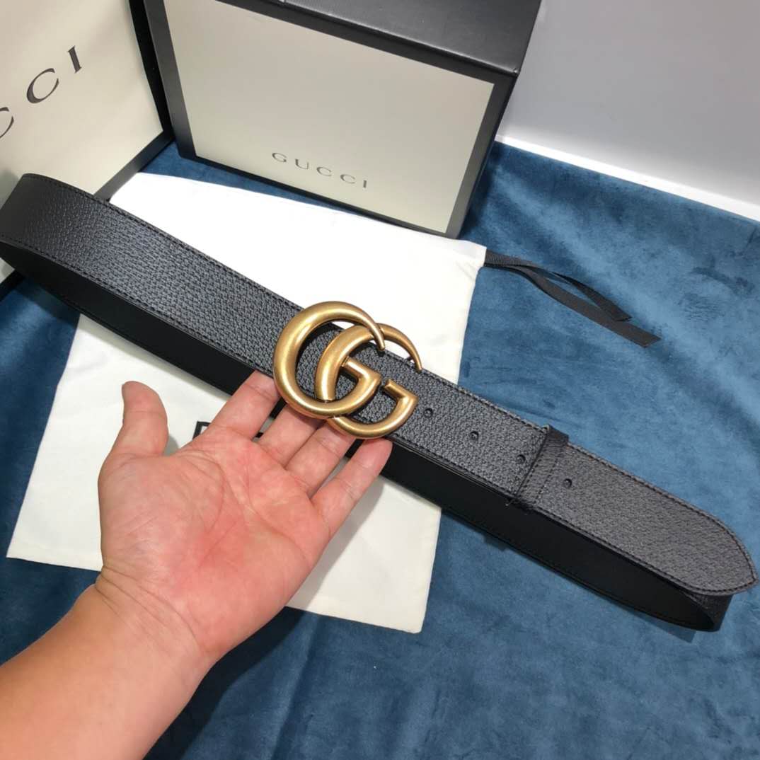 Gucci Black Belt ,1.5 Inch Buckle 3.003W*2.36 H Inches - EUR FASHION