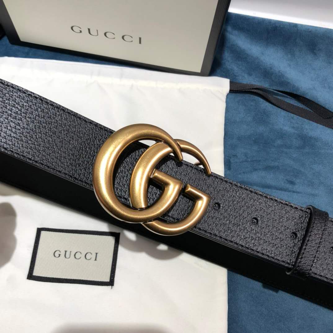 Gucci Black Belt ,1.5 Inch Buckle 3.003W*2.36 H Inches - EUR FASHION