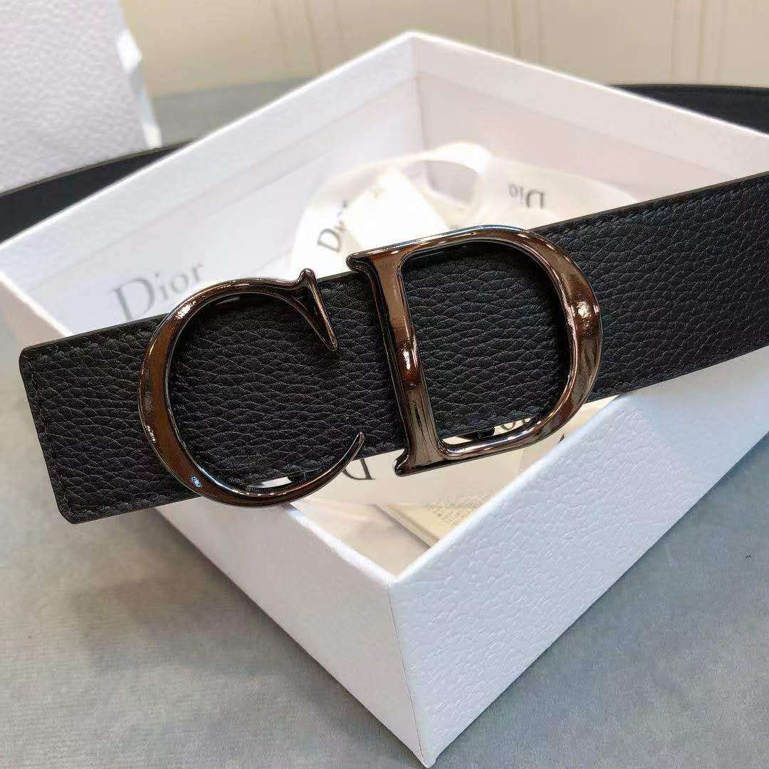 Dior 'CD' Leather Belt - EUR FASHION