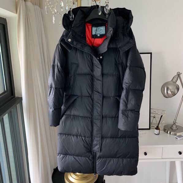 Prada Goose Down Long Jacket  - EUR FASHION