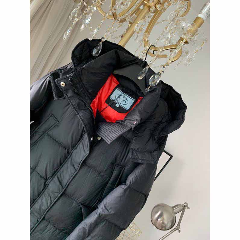 Prada Goose Down Long Jacket  - EUR FASHION