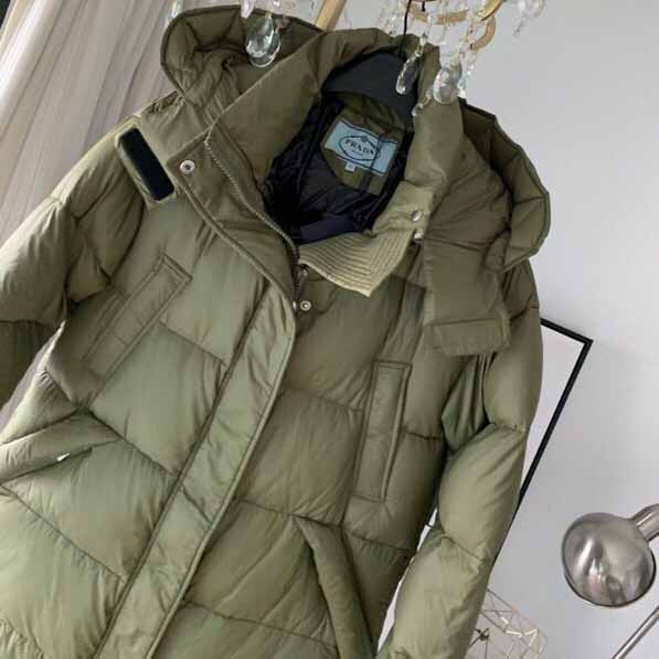 Prada Goose Down Long Jacket  - EUR FASHION