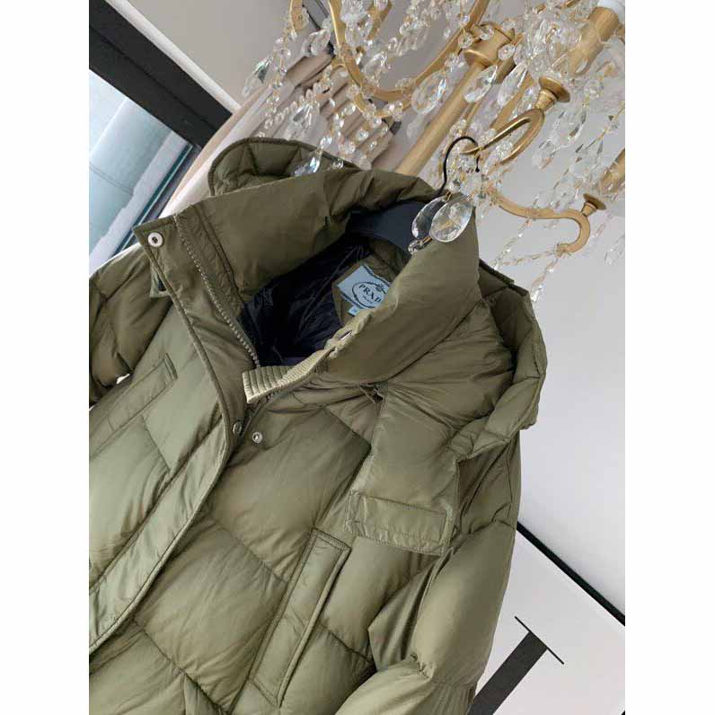 Prada Goose Down Long Jacket  - EUR FASHION