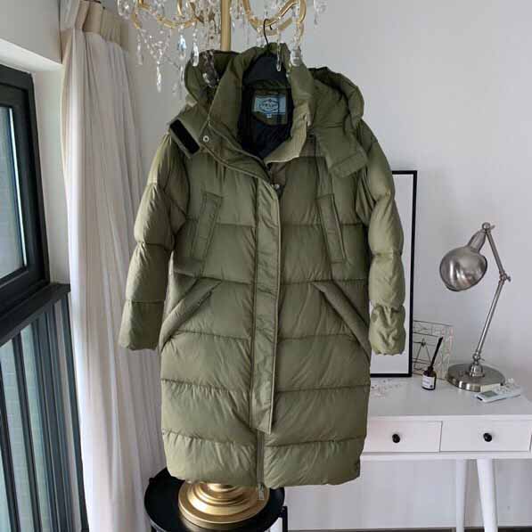 Prada Goose Down Long Jacket  - EUR FASHION