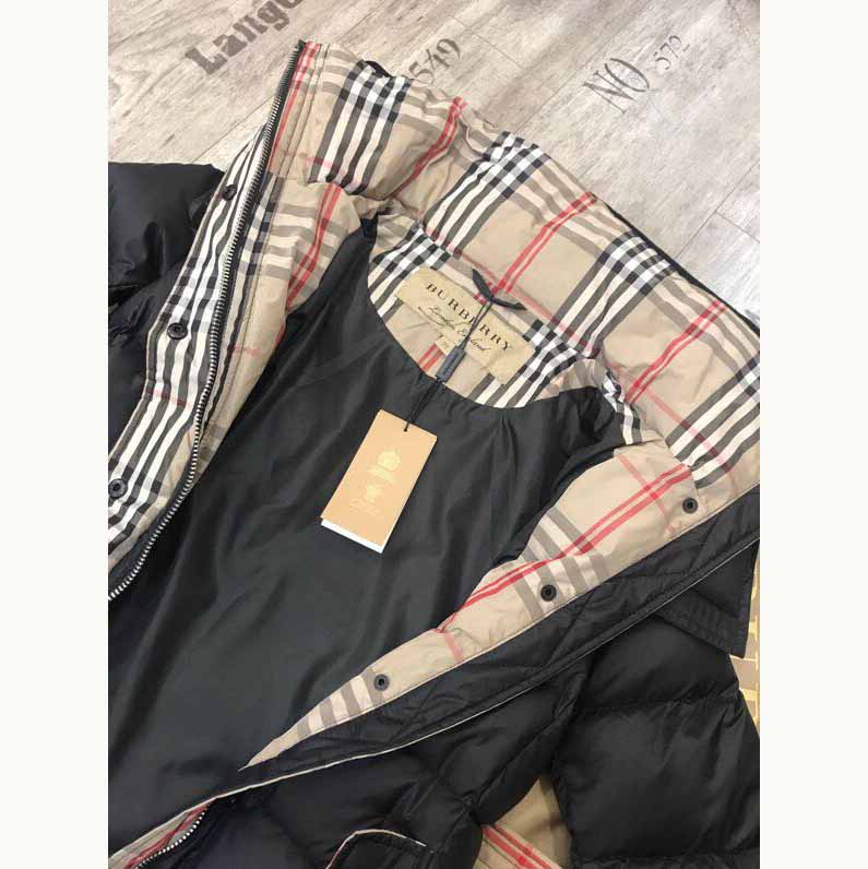 Burberry Belted Long Down Jacket - EUR FASHION