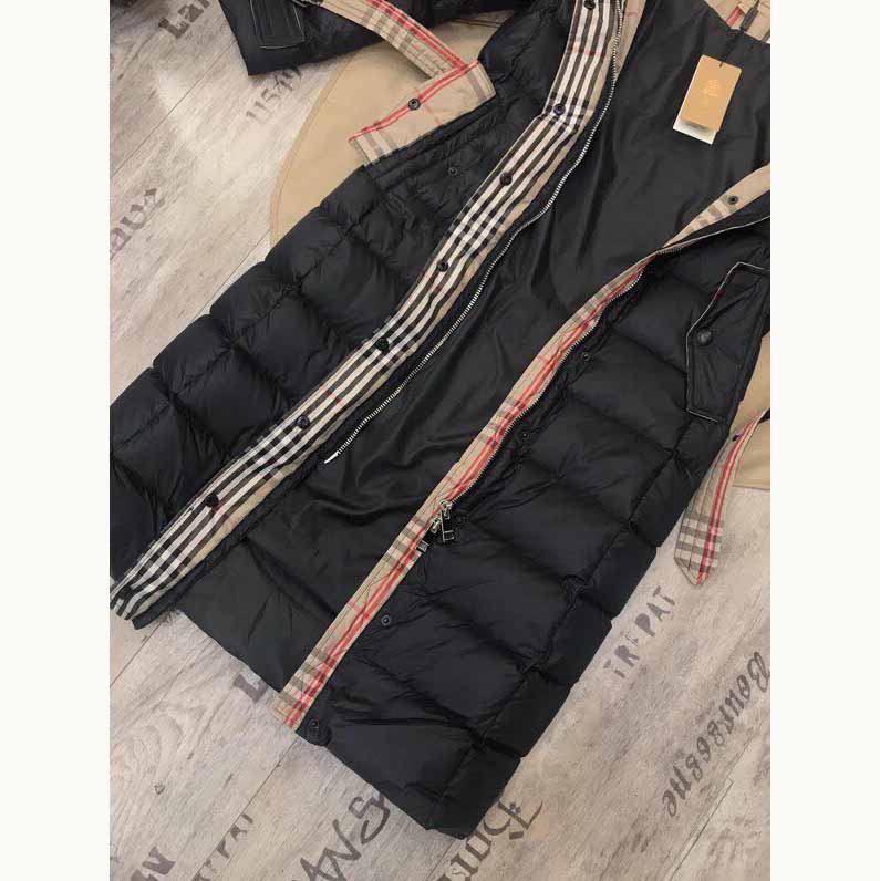 Burberry Belted Long Down Jacket - EUR FASHION