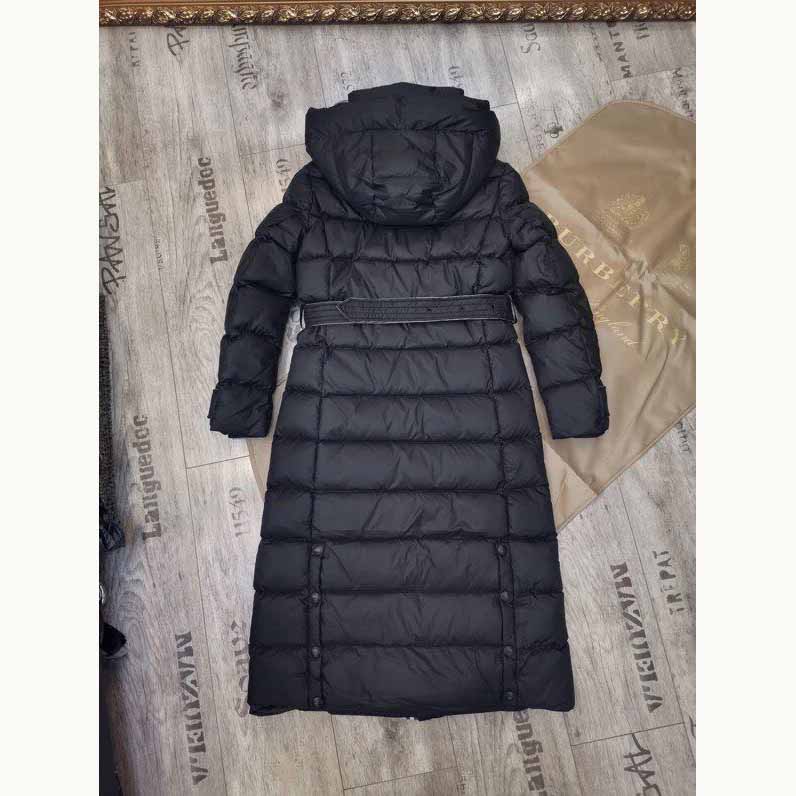 Burberry Belted Long Down Jacket - EUR FASHION