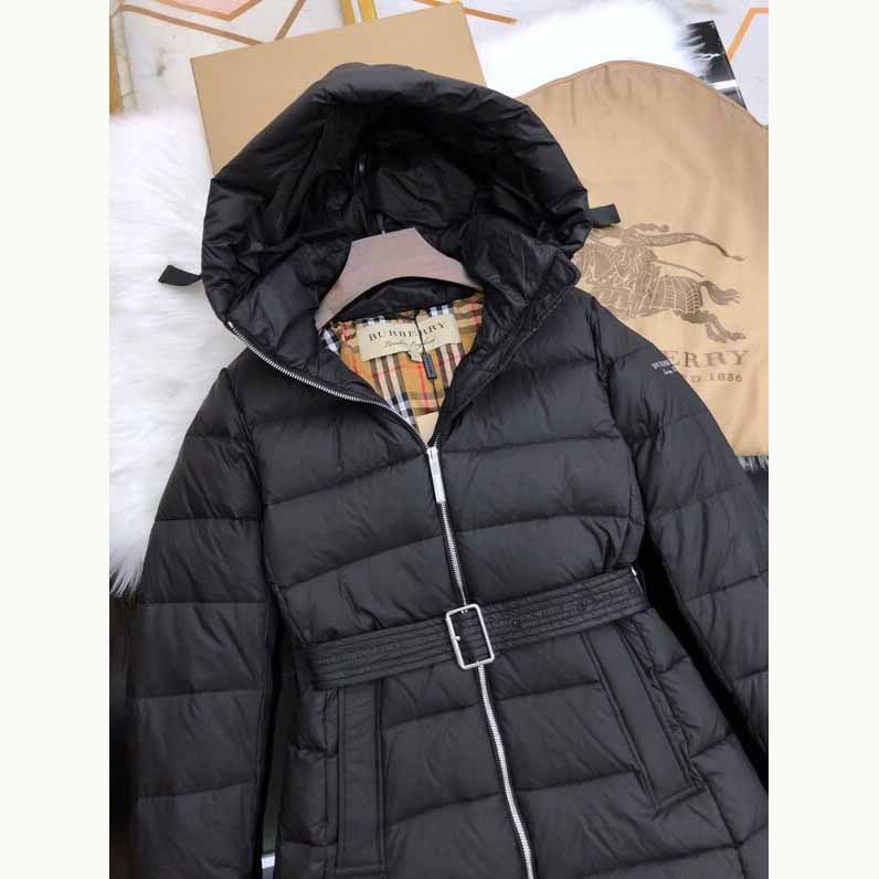 Burberry Belted Down Jacket - EUR FASHION