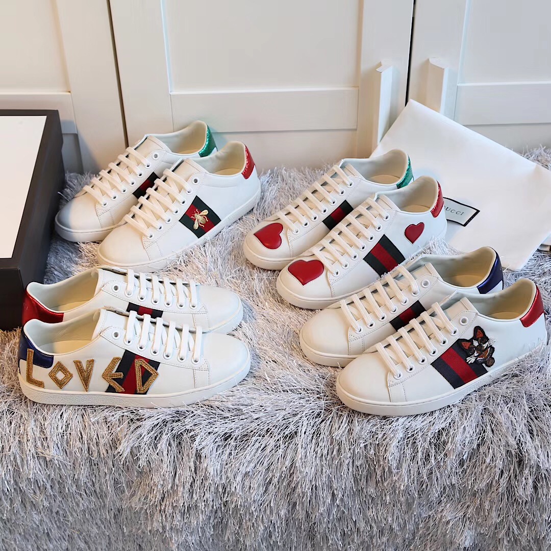 Gucci Ace Embroidered Sneaker - EUR FASHION