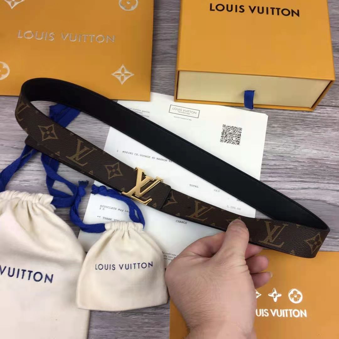 Louis Vuitton Initiales Monogram Belt - EUR FASHION