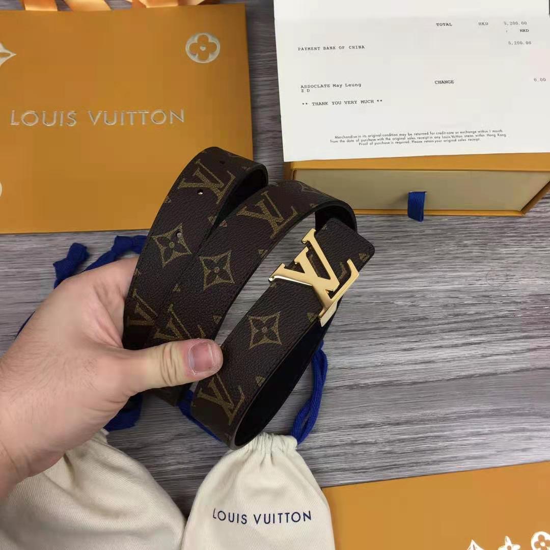 Louis Vuitton Initiales Monogram Belt - EUR FASHION