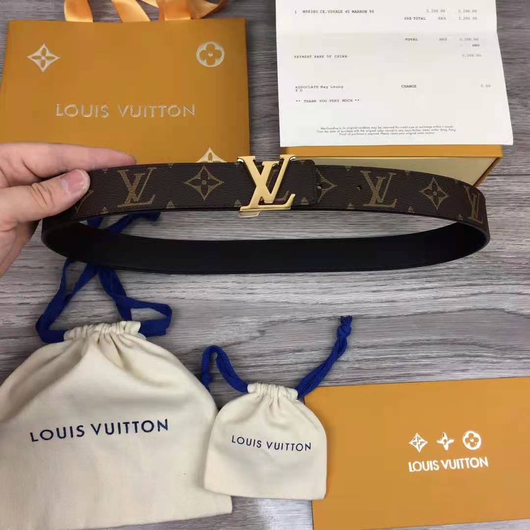 Louis Vuitton Initiales Monogram Belt - EUR FASHION