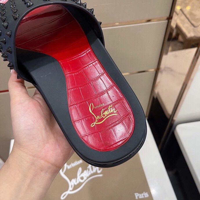 Christian Louboutin Man Slippers Flats - EUR FASHION