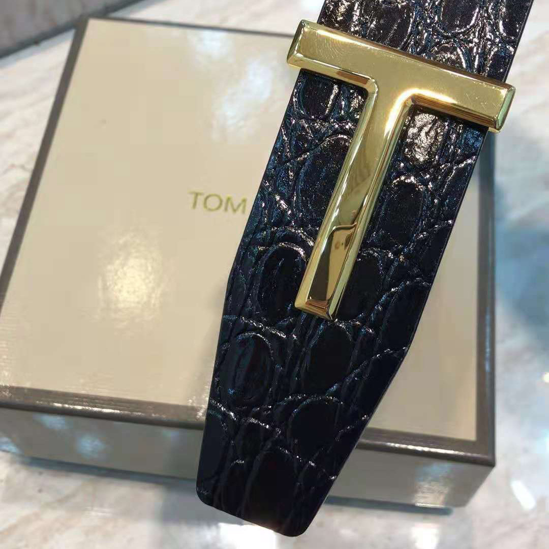 Tom Ford Crocodile Icon Belt - EUR FASHION