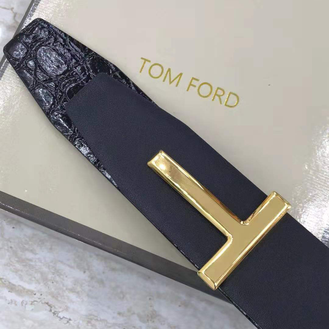 Tom Ford Crocodile Icon Belt - EUR FASHION