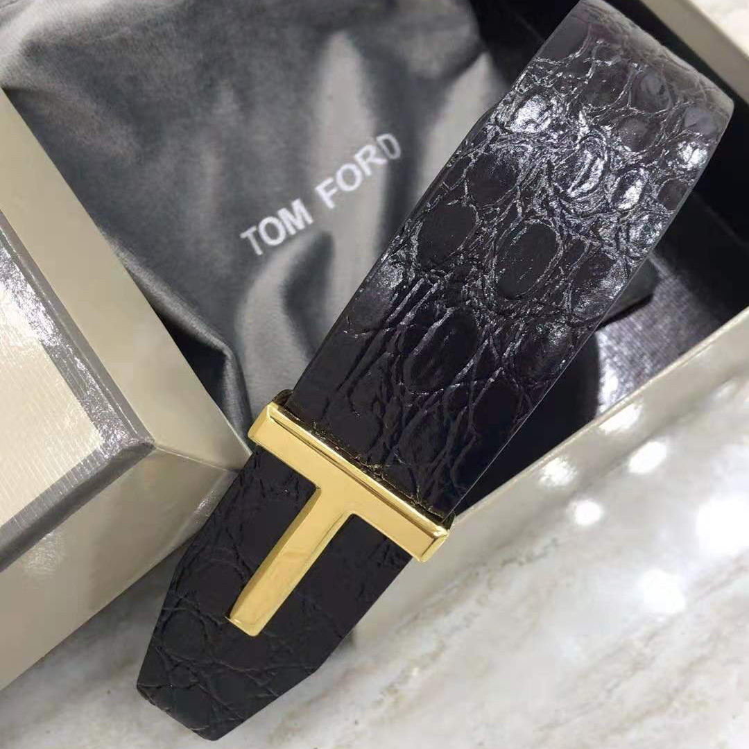 Tom Ford Crocodile Icon Belt - EUR FASHION