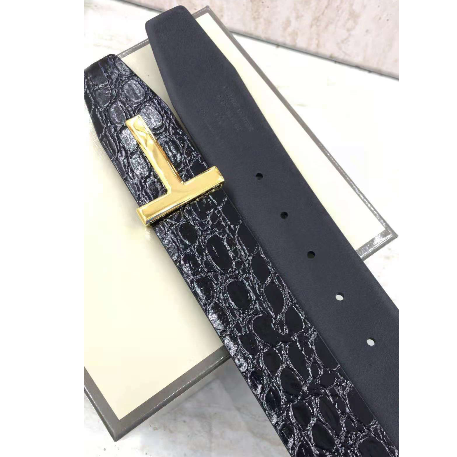 Tom Ford Crocodile Icon Belt - EUR FASHION