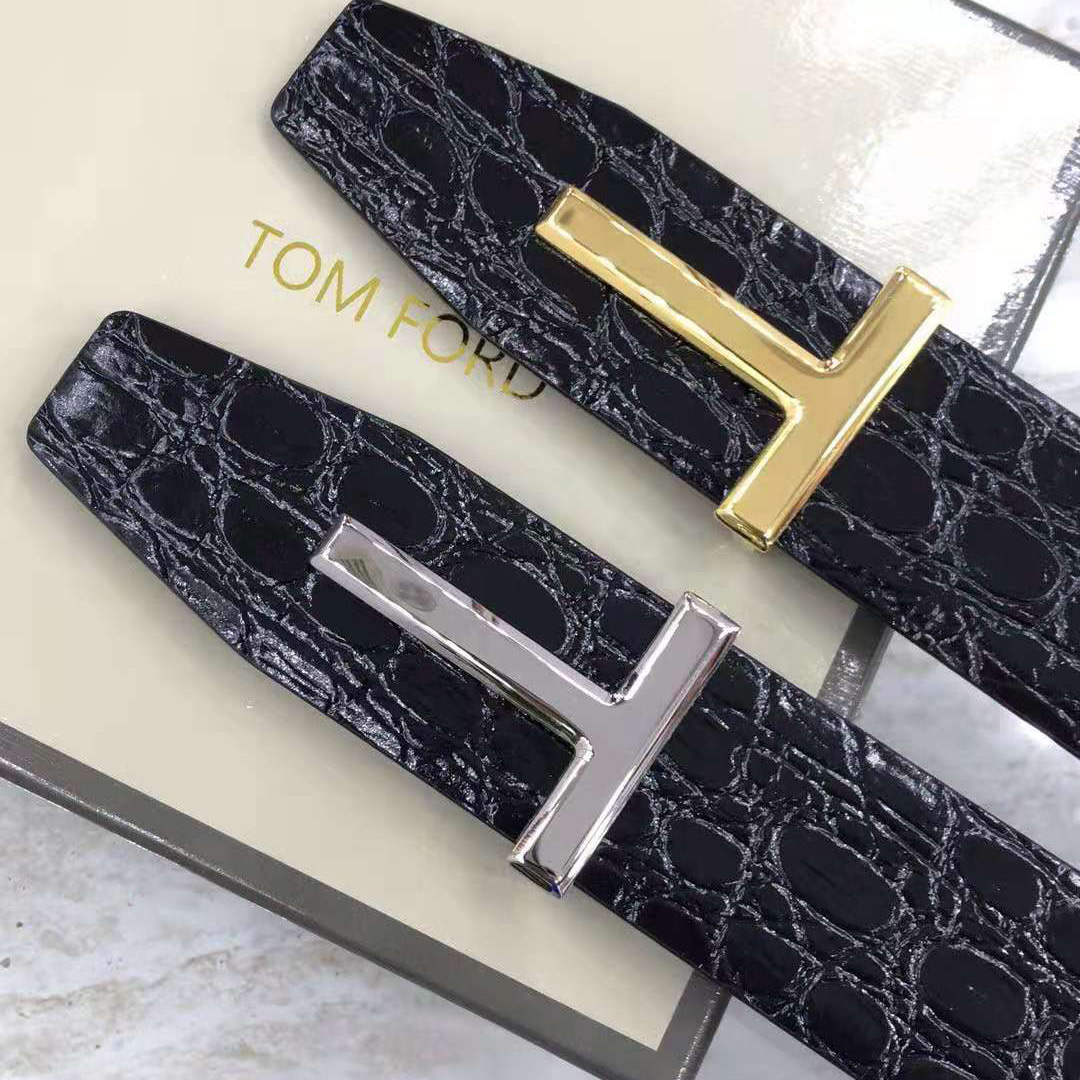 Tom Ford Crocodile Icon Belt - EUR FASHION