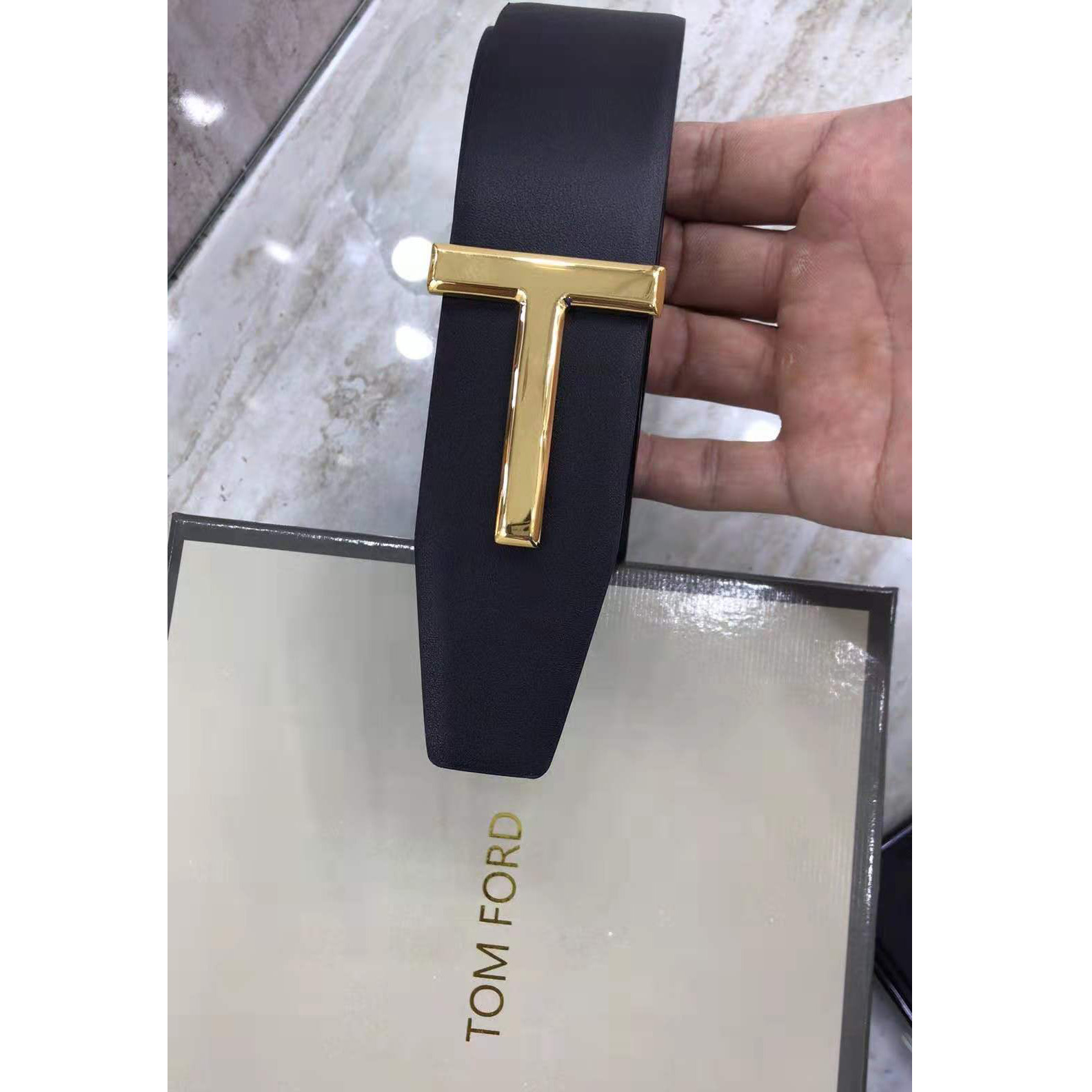 Tom Ford Crocodile Icon Belt - EUR FASHION