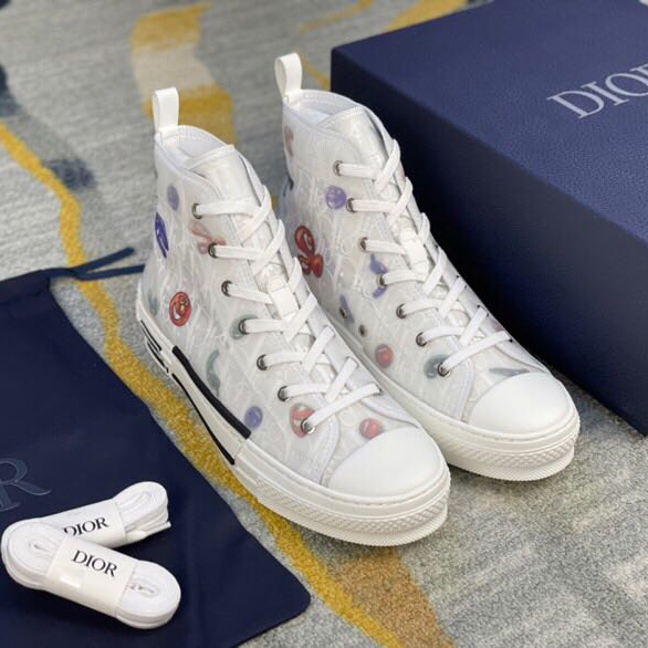 Dior B23 Dior And Kenny Scharf High-Top Sneaker - EUR FASHION