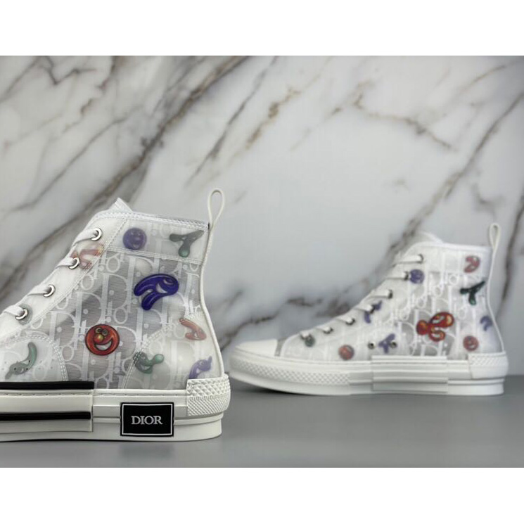 Dior B23 Dior And Kenny Scharf High-Top Sneaker - EUR FASHION