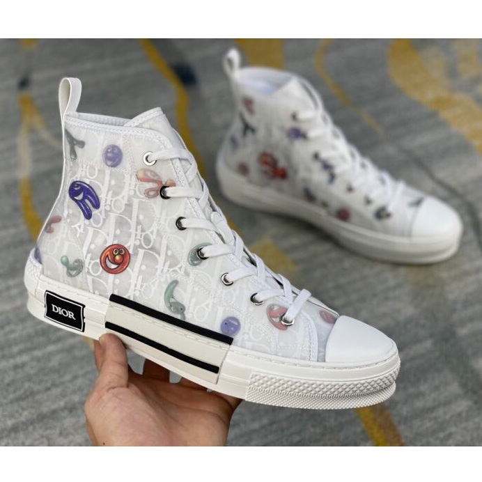 Dior B23 Dior And Kenny Scharf High-Top Sneaker - EUR FASHION