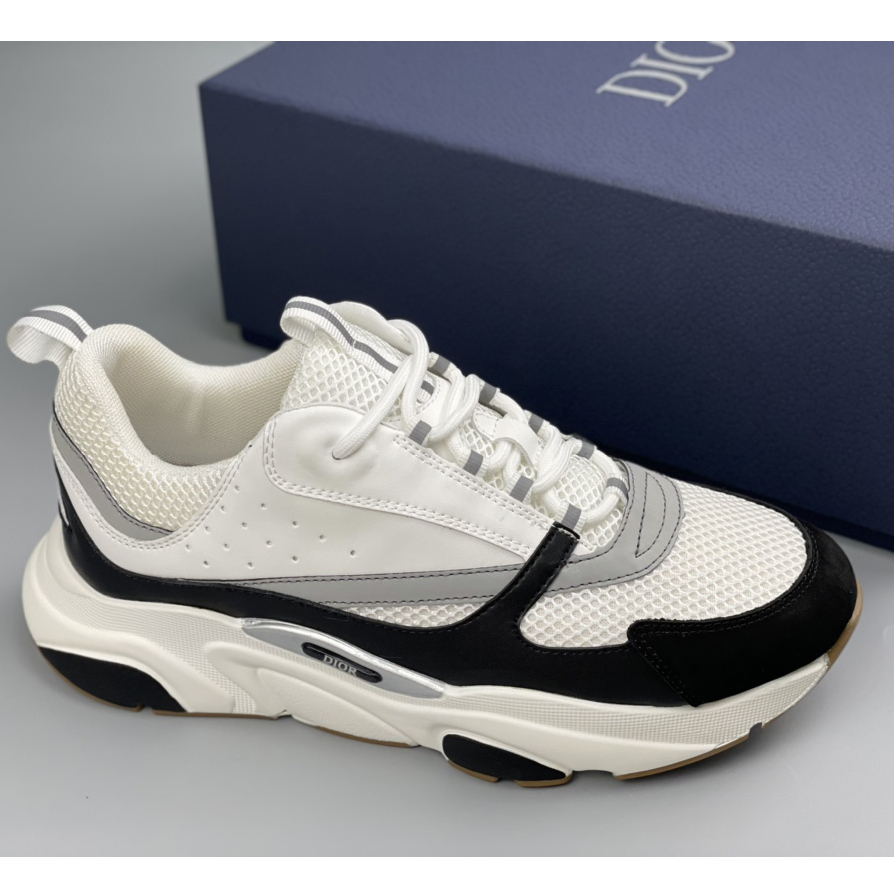 Dior B22 Sneaker White Black - EUR FASHION