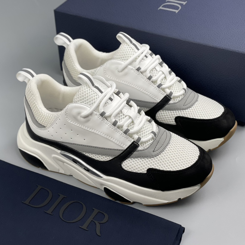 Dior B22 Sneaker White Black - EUR FASHION