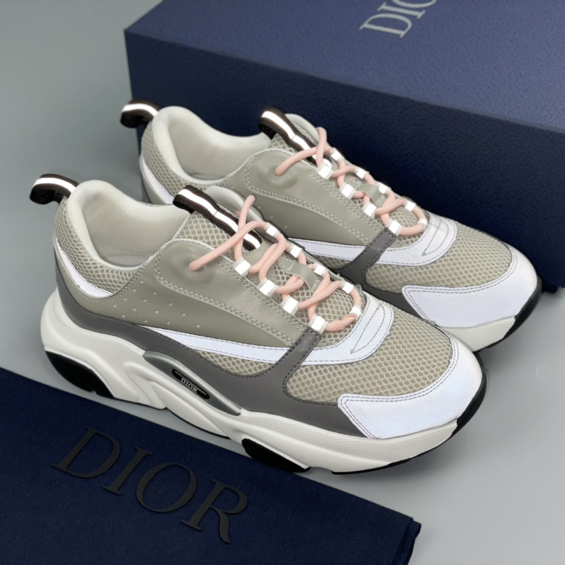 Dior B22 Sneaker Grey White - EUR FASHION