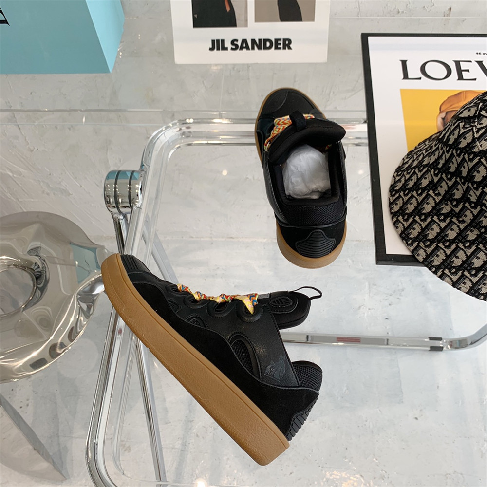 Lanvin Curb Sneaker In Black - EUR FASHION