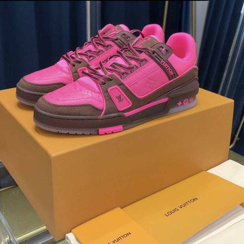 Louis Vuitton Trainer Sneaker Pink - EUR FASHION