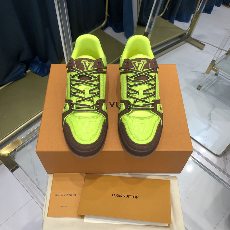 Louis Vuitton Trainer Sneaker Yellow - EUR FASHION