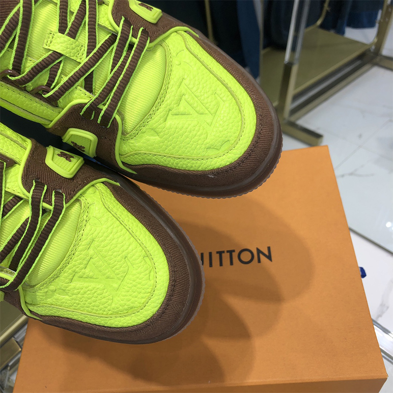 Louis Vuitton Trainer Sneaker Yellow - EUR FASHION