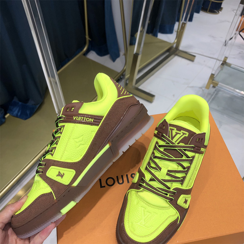 Louis Vuitton Trainer Sneaker Yellow - EUR FASHION